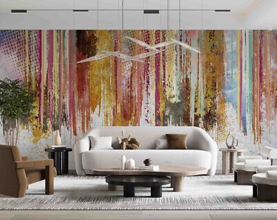 3D Abstract Colorful Graffiti Wallpaper Wall Murals Removable Wallpaper 27