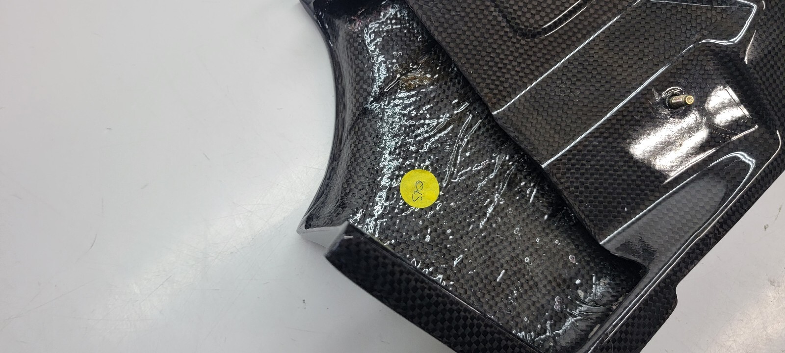 LAMBORGHINI MURCIELAGO LP640 CARBON FIBER RIGHT SIDE GRAB HANDLE OEM 413857607A