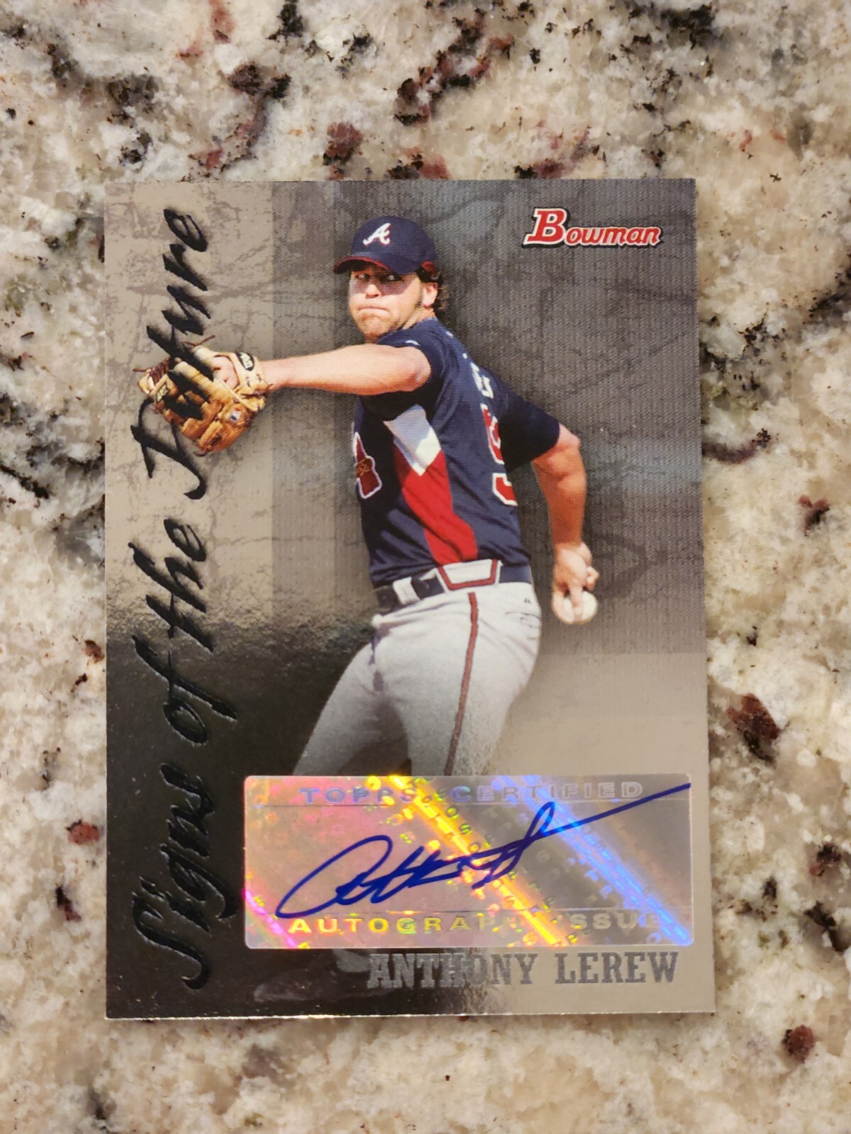 2007 Bowman Draft Signs of the Future Anthony Lerew #SOF-AL Auto