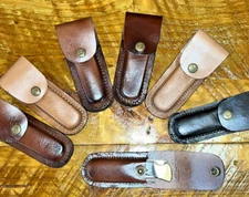 Leather Knife Sheath Fits Buck 110 and others