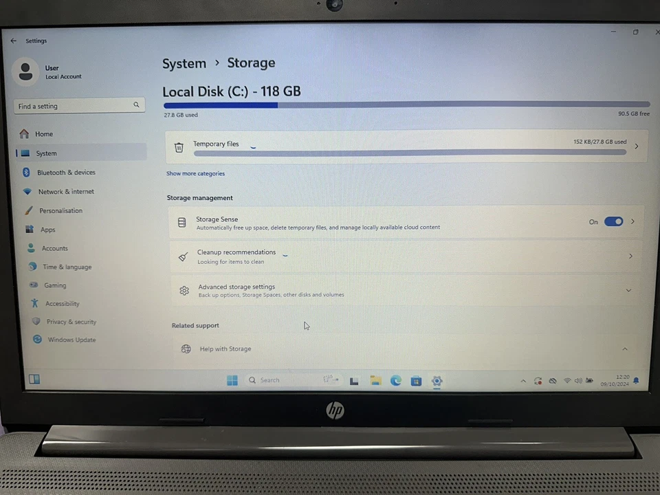 HP Laptop Windows 11 255 G7 15.6" AMD A4 9125 Radeon R3 4GB RAM- 128GB SSD - Image 4 of 4