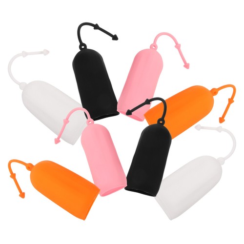 8 Pcs Bottle Protection Case Travel Lotion Bottles Covers Sleeves Leak Proof - Picture 12 of 12