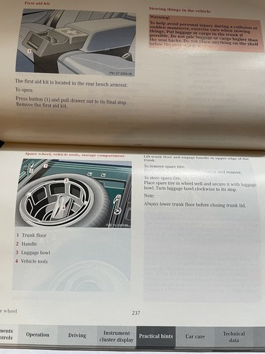 Mercedes-Benz W210 E320 E430 2000 2001 2002 Owner’s Manual Handbook OEM - Picture 14 of 19