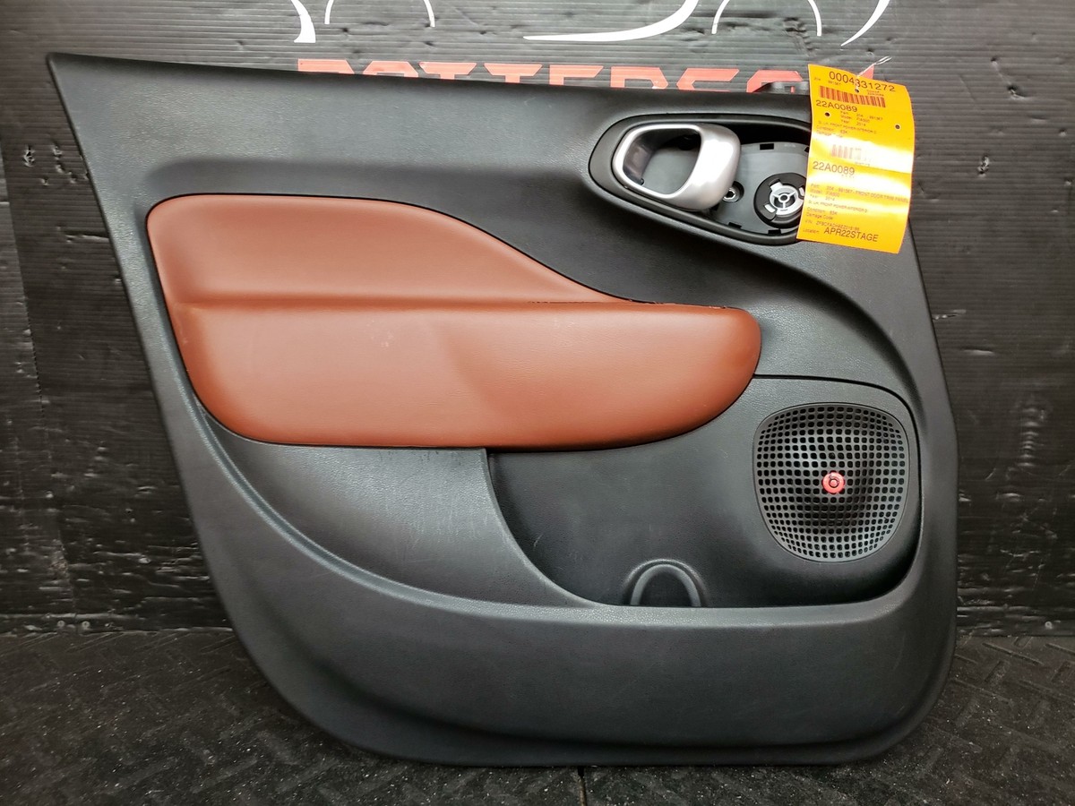 14 FIAT 500L DRIVER SIDE FRONT POWER INTERIOR DOOR TRIM PANEL