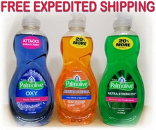 Palmolive CONCENTRATED Dish Washing Liquid Degreaser Soap 9.7oz Detergent Bundle