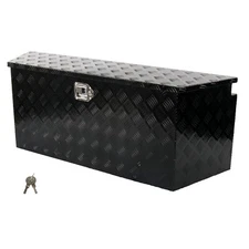 49"X15"X18.5" Aluminum Utility Trailer Tongue Tool Box Pickup Truck Bed Storage
