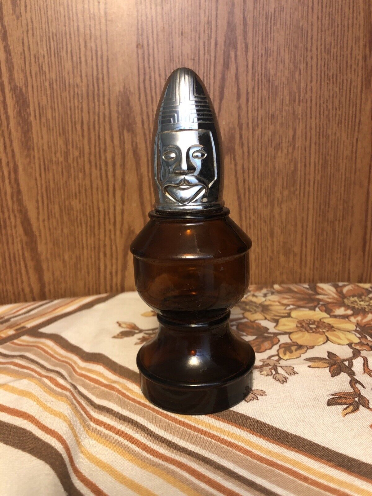 Avon Chess Piece Bottle, The Bishop, Wild County after shave - Empty