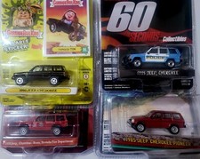 Greenlight 1/64 1985,1990,1993,1995 Jeep Cherokees