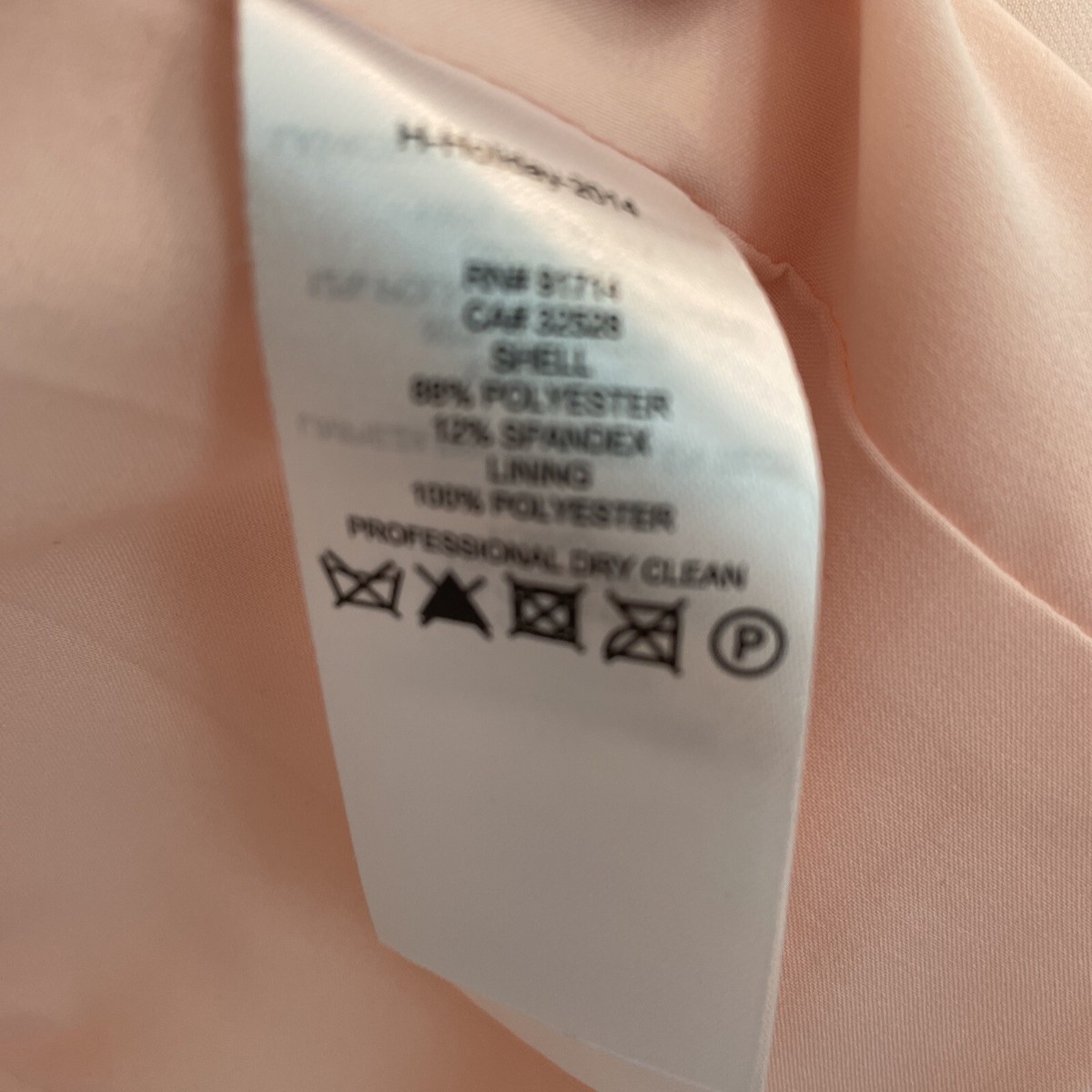 Armani Exchange Light Pink Lapel Long Sleeve Single-Breasted
