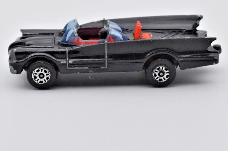 Corgi Juniors Batmobile Batman Car black. 1/64. Vintage. Great Britain - Image 3 of 4