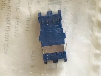 Adapter LC Duplex  CP/CR,Blue,50RF/MT,CCS, Corning ADP-KDLC-CCNRF-C5S (5 Pack)
