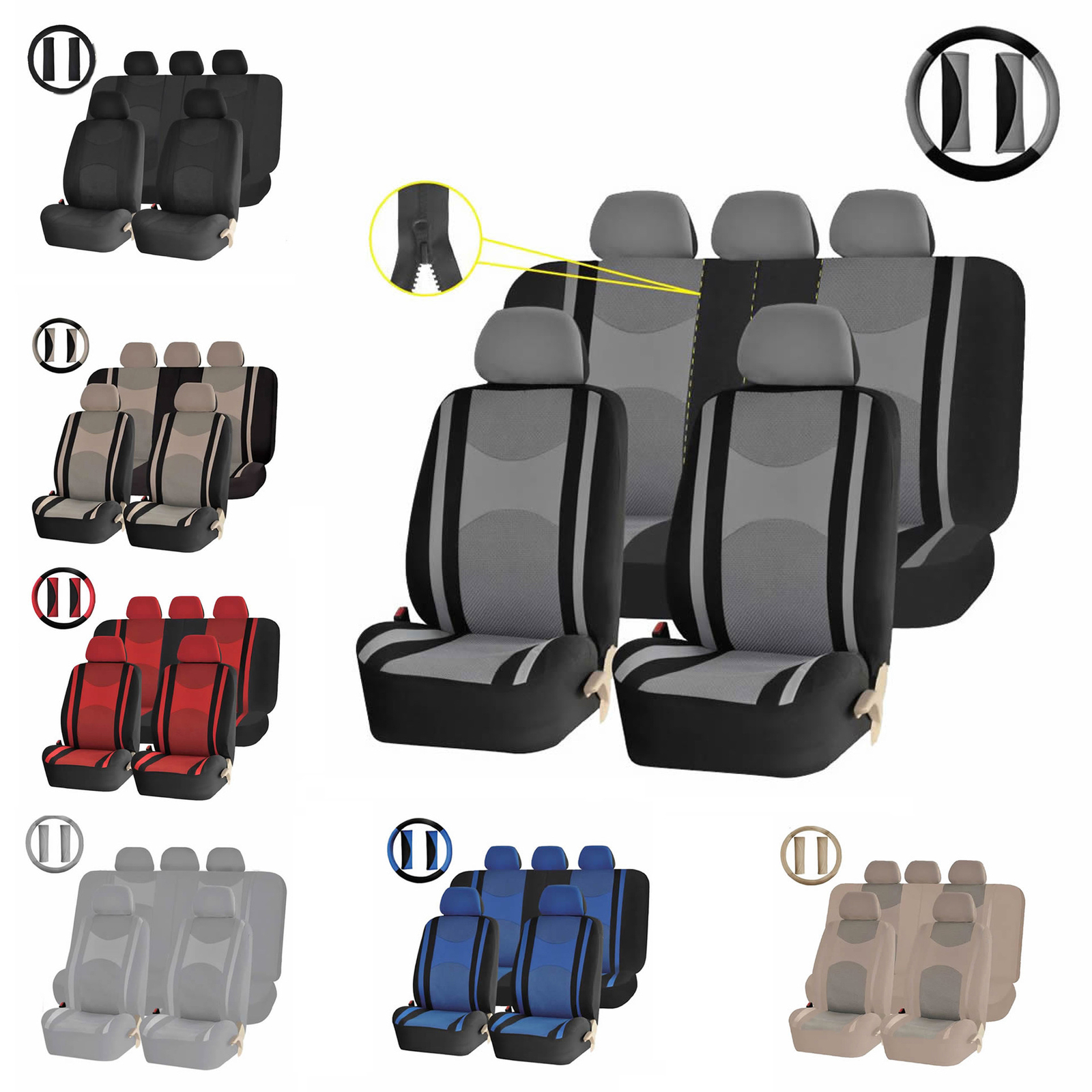 5-Seater Seat Cover Cushion Cover General Car Cushion Cover Automotive Supplies