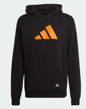 Adidas Future Icon Bluza z kapturem Męska Sport Rekreacja HA1410 Small Street Rzadka Czarna