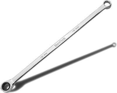 10Mm Extra Long Ratcheting Wrench, Metric, CR-V Steel