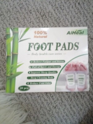 4 Foot Pads (80 Pcs), All Nature Foot Patch for Better Sleep Body Deep Cleansing