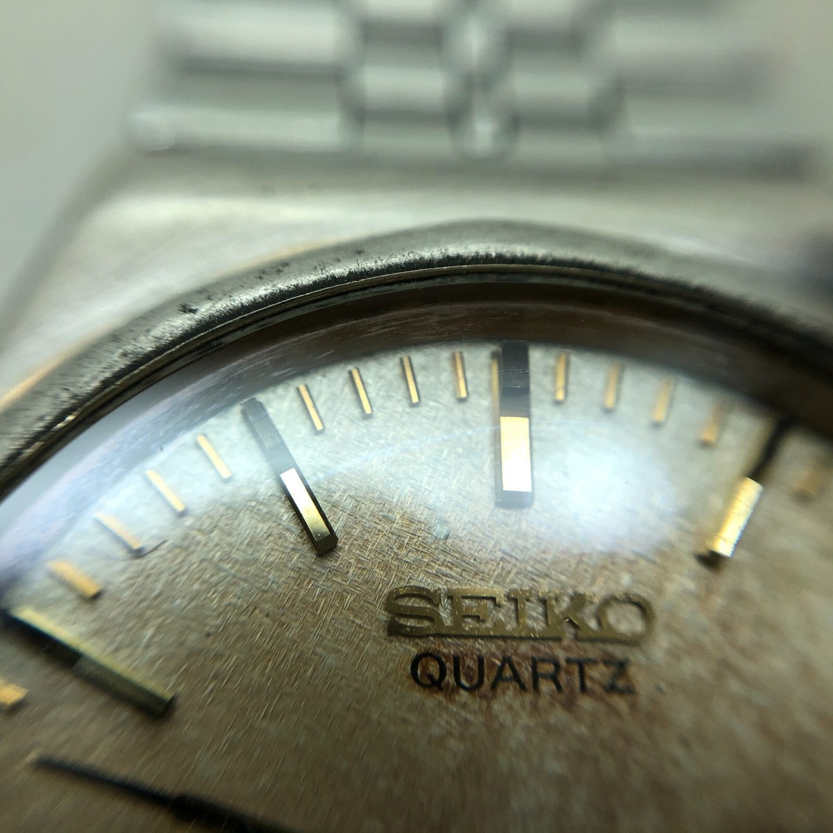 w2035] SEIKO SUPERIOR 9983-7000 Twin quartz New battery VG