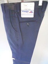 Nos USA Vintage 1970s Wrangler Navy Dress Pants Slacks Trousers Boys Kid 10 Slim