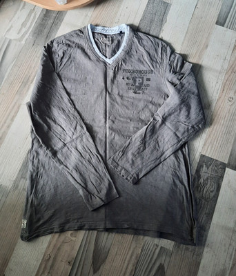 Vintage Herren Longsleeve Peckott 2XL