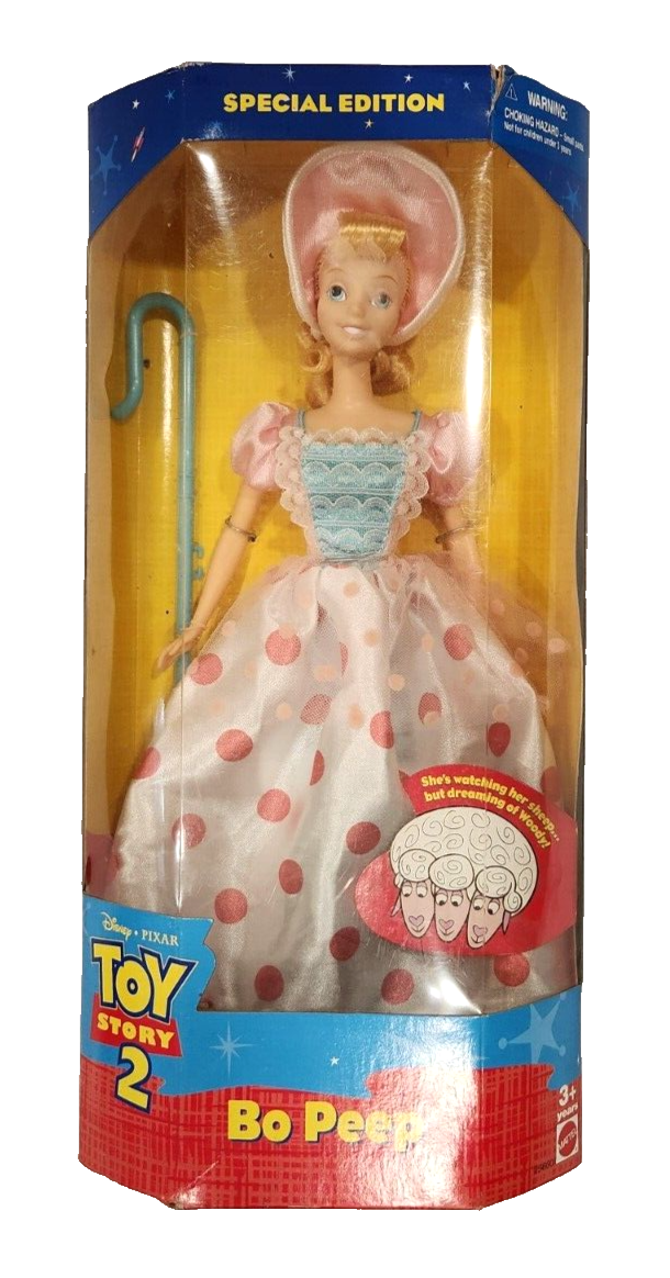 RARE Toy Story 2 Bo PEEP Disney Doll 1999 Special Edition Mattel
