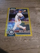 2026 Topps Series 1 Bryce Miller sand gliter Gold Foil /399 Seattle Mariners#331