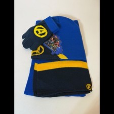 Avengers Boys Girls Knit Hat Gloves and Scarf Set One Size