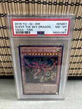 2016 Slifer The Sky Dragon PSA 8 EN001 Yu-Gi-Oh English