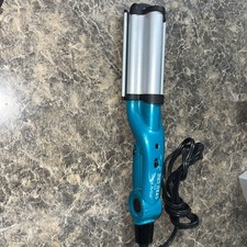 Bed Head TIGI Wave Artist Curling 3 Waving Iron Beach Hair Crimper Teal Tested