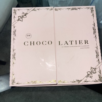 DW Home CHOCOLATIER VALENTINE'S DAY COLLECTION Box Set 12 Sweet Candles Luxury