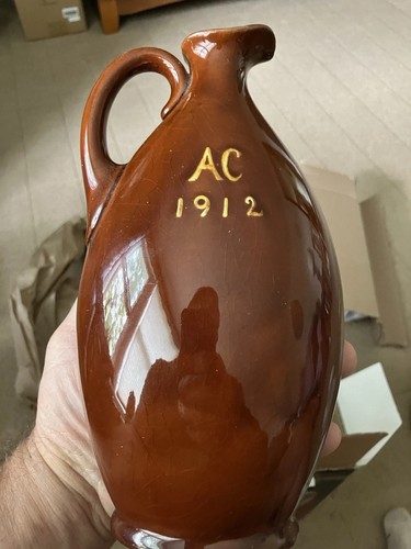 SUPER RARE Royal Doulton Kingsware 1909 Greenlees Brothers Claymore Rob Roy Jug - Picture 4 of 10
