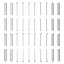 70Pcs 2.4mm x 14mm Dowel Pins, 304 Stainless Steel Round Head Pin, Silver