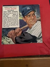 1953 Red Man Hank Bauer AL #2, No Tab