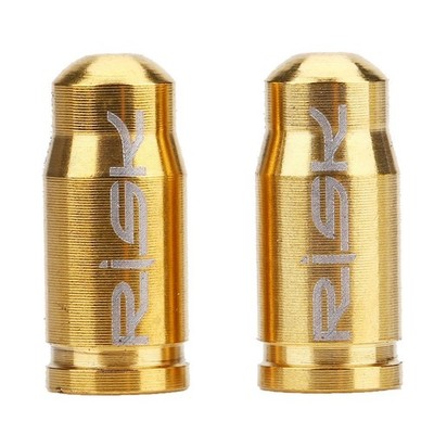 Gold Valve Caps,Schrader Valve Gold,2pcs Road Mountain Bike ycle Dust TC4 All...