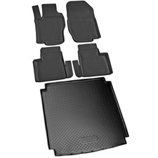 Fu&szlig;matten & Kofferraumwanne Set passend f&uuml;r  Mercedes GL-Klasse, X164, 5 Sitze