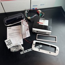 Used Pyle Marine Audio Cd Player Radio PLCD8MRKT With Accessories