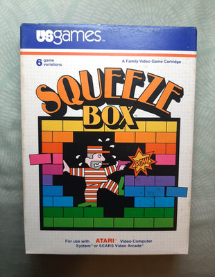 Atari 2600 SQUEEZE BOX -- New / NIB -- LOVELY!