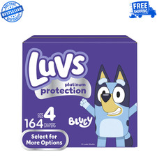 Luvs Platinum Protection Baby Diapers Size 4, 164 Count