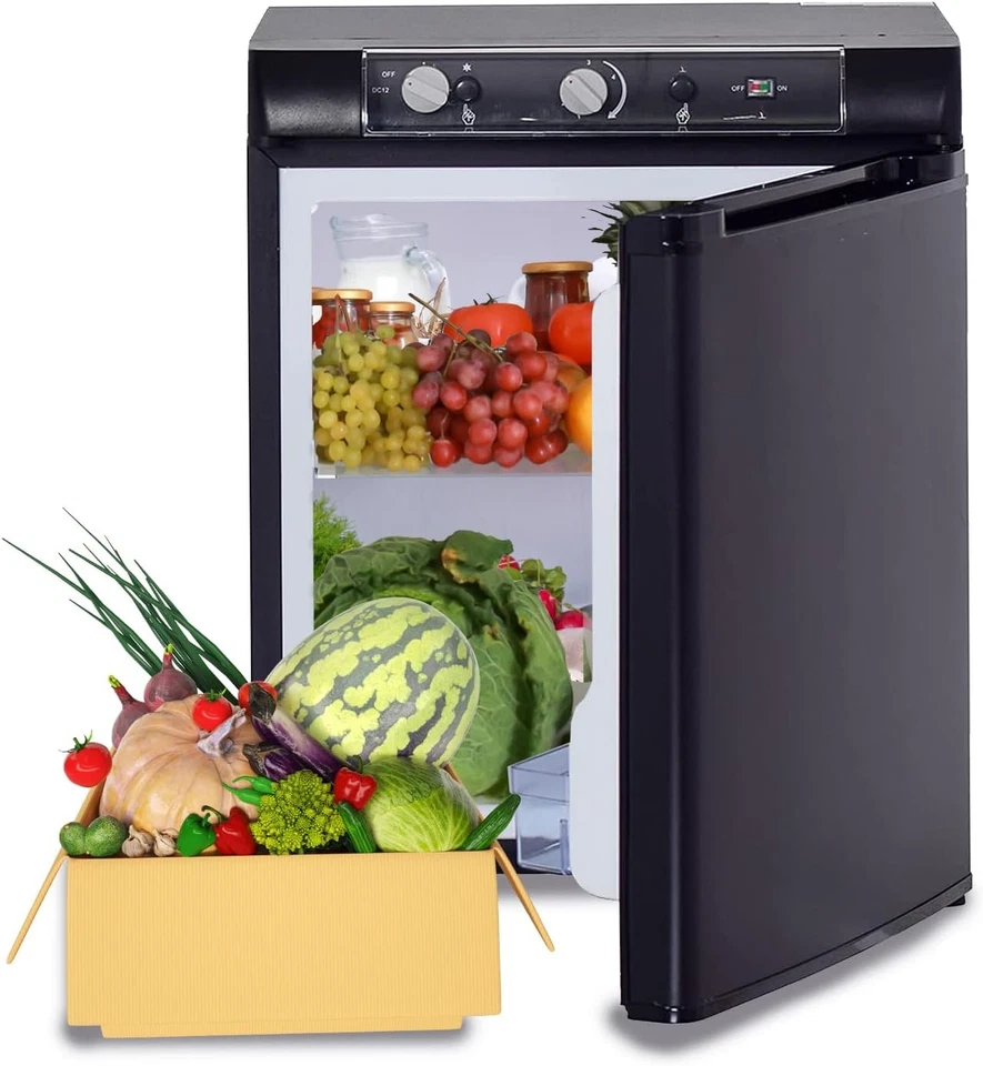 SMAD 40L Propan Kühlschrank Propangas 220V 12V 3-Wege RV Camp Wohnmobile