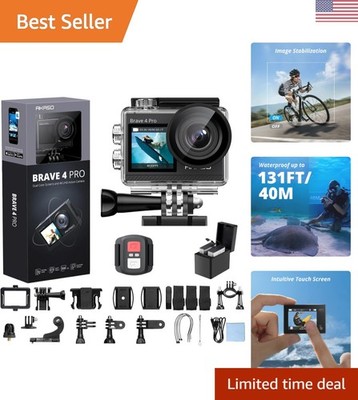 Ultimate 4K Underwater Camcorder - Touchscreen with 5X Zoom for Stunning Footage