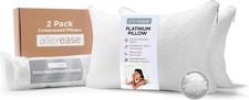 AllerEase Platinum 2-in-1 Adjustable Pillow, CleanBoost Allergen Barrier, Extra