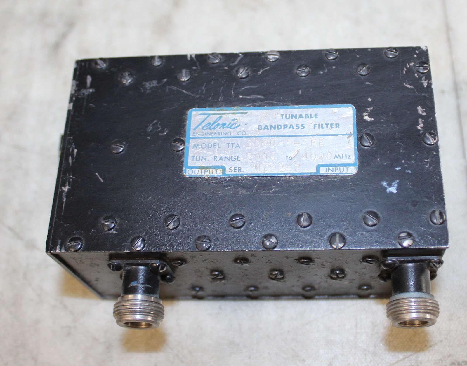 Telonic TTA 3000-5-5EE tunable band pass filter