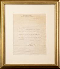 FRANKLIN D. ROOSEVELT - TYPED LETTER SIGNED 05/26/1919