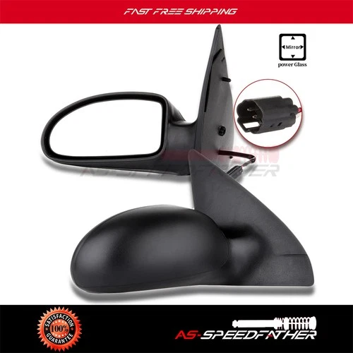 Power Towing Side Mirrors Fits 2000 2001 02 03 04 05 06 2007 Ford Focus non-fold