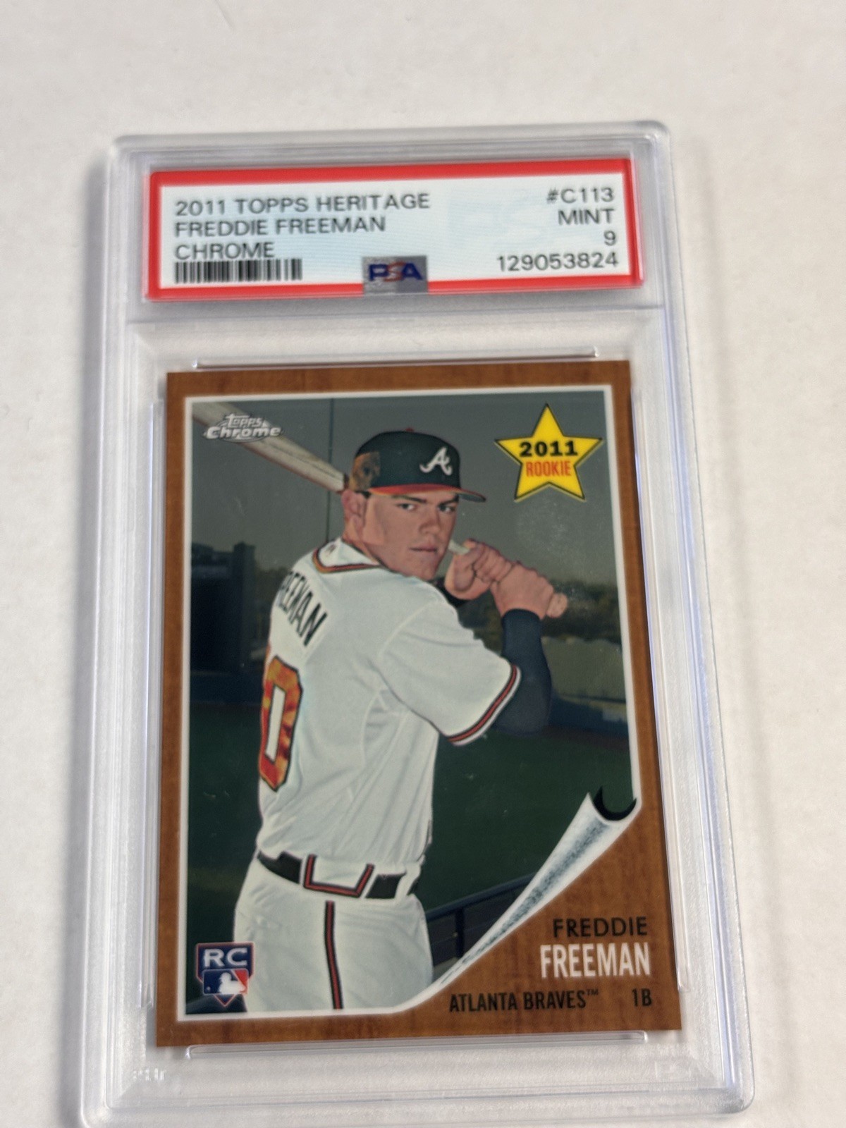 Freddie Freeman 2011 Topps Heritage #76 Chrome /1962 Price Guide 