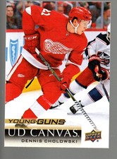 2018-19 Upper Deck Canvas #C117 Dennis Cholowski Young Guns