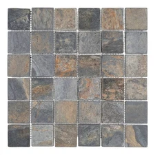 Golden Coast Slate Mosaic Wall and Floor Tile