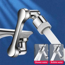 1080 Swivel Faucet Extender, Sink Water Faucet Aerator Extension in Brass