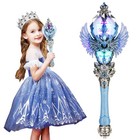 Light Up Wand: Glowing Fairy Wand For Girls - Handheld Princess Stick With
