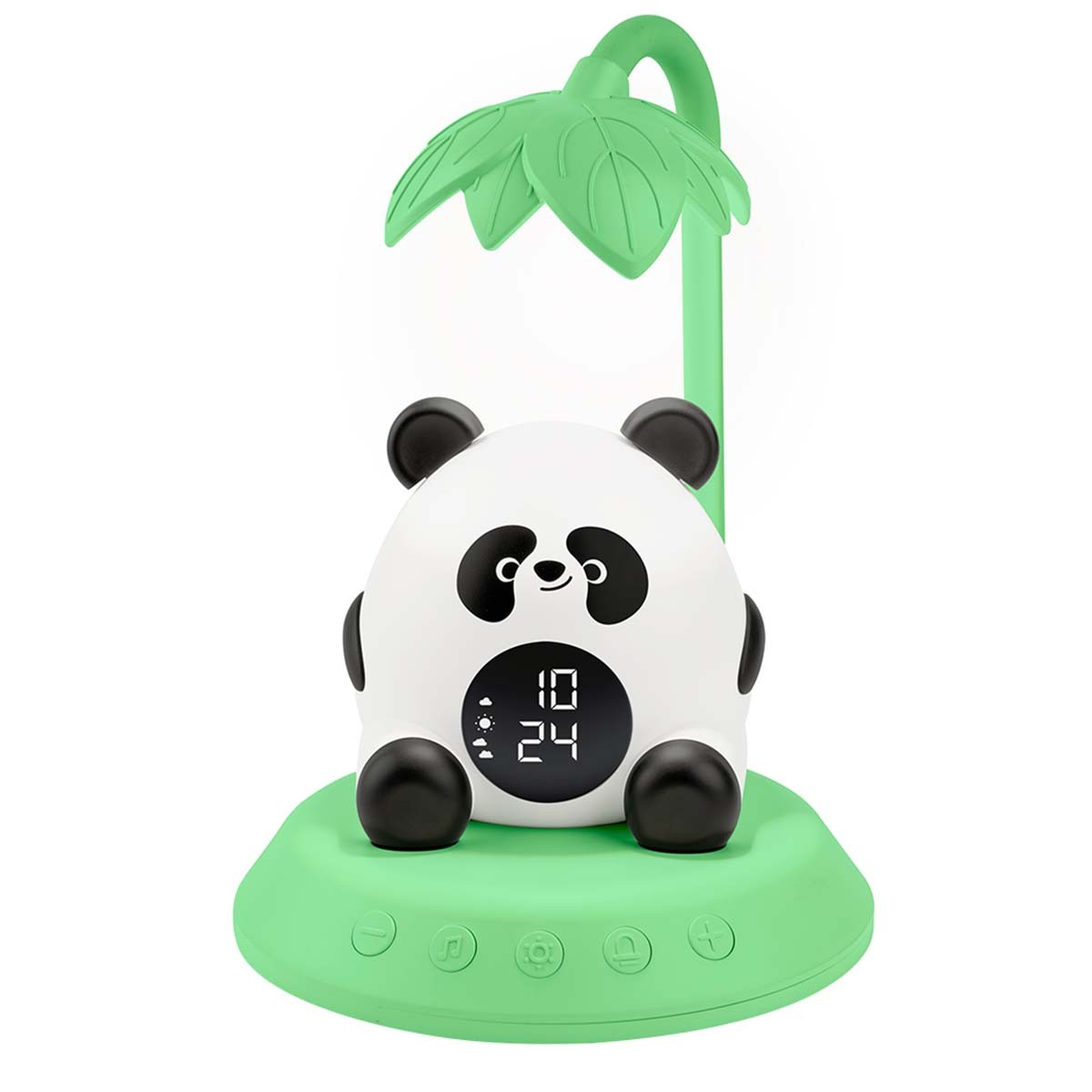 Réveil Enfant Panda et Veilleuse Musicale pour Chambre de Fille et Garçon