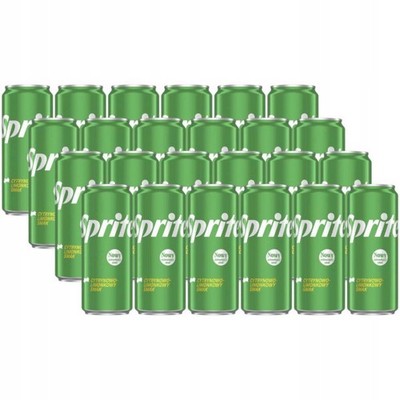 5000112683059 Sprite napój gazowany o smaku cytrynowym 330ml x 24 sztuki ZESTAWY