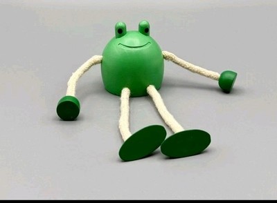 Palimals Hopper By Rilla Alexander Green Frog, Wooden, Magnetic RAPS2FGN